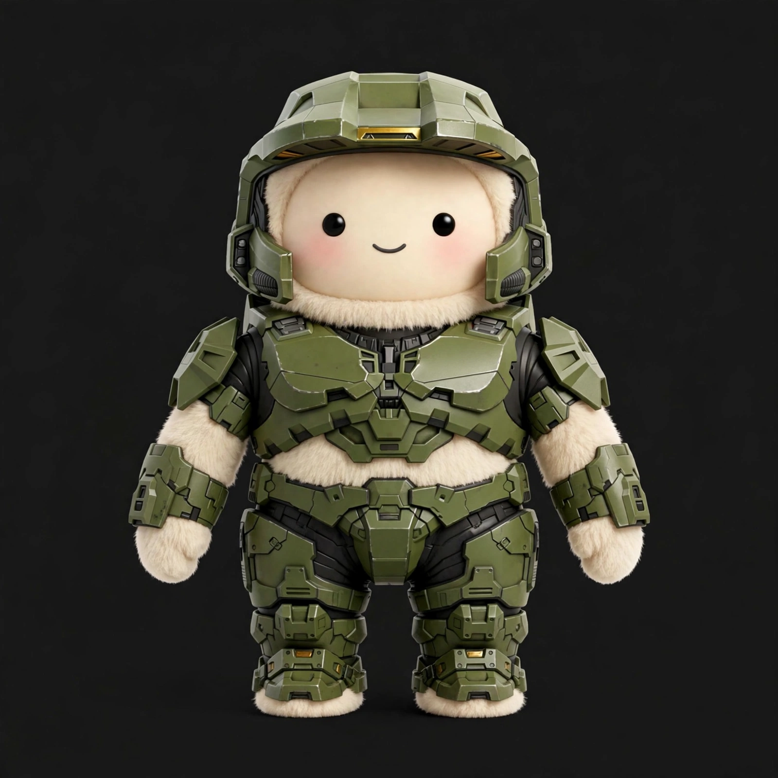 Muse character dressed as Master Chief, full body